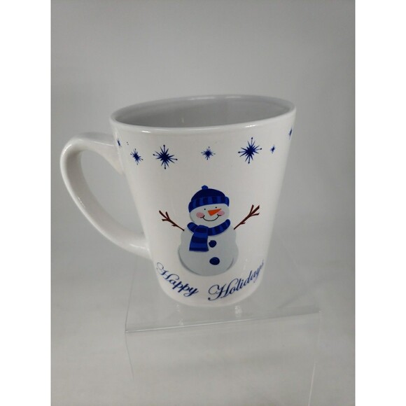 Snowman Happy Holidays Winter Snow Coffee Cocoa Mug Pacific Island Creations - Picture 5 of 10